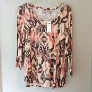 Chico's 3/4 sleeve top
